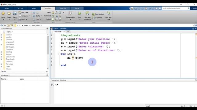 Fixed Point Iteration Method with MATLAB code смотреть онлайн