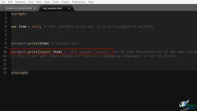 JavaScript Tutorials for Beginners - Part 3 - Undefined, Null and Boolean Variables смотреть онлайн