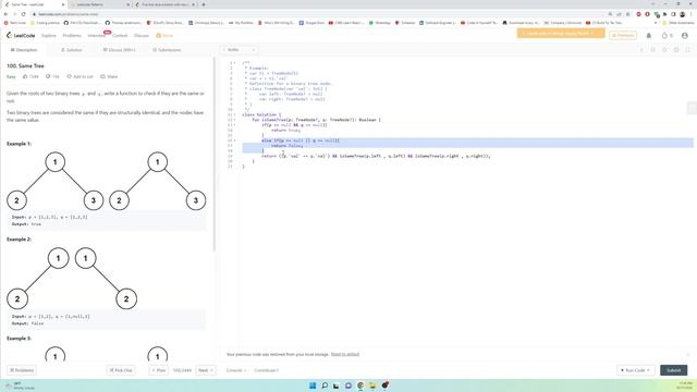 100. Leetcode same tree смотреть онлайн