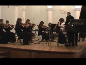 И.С. Бах Концерт соль минор I часть Concert in g minor part I by Bach