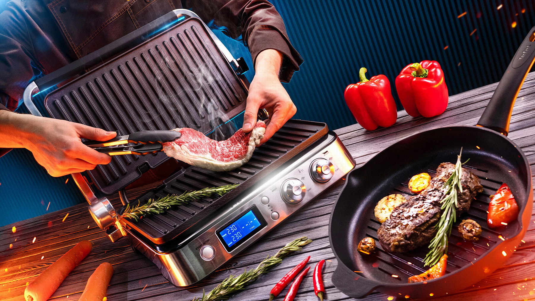 Контактный гриль и сковорода гриль: в чем разница и что лучше? Жарим стейк и выясняем! смотреть онлайн