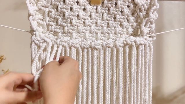 DIY Macrame Shoulder Bag | Step-by-step Tutorial for Beginners смотреть онлайн