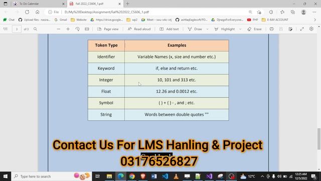 CS606 Compiler Construction Assignment 1 Fall 2023 100% Correct Solution BY NASIR ABBAS | #CS606 смотреть онлайн