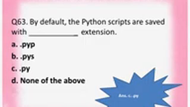 INTRODUCTION TO PYTHON || MCQ смотреть онлайн