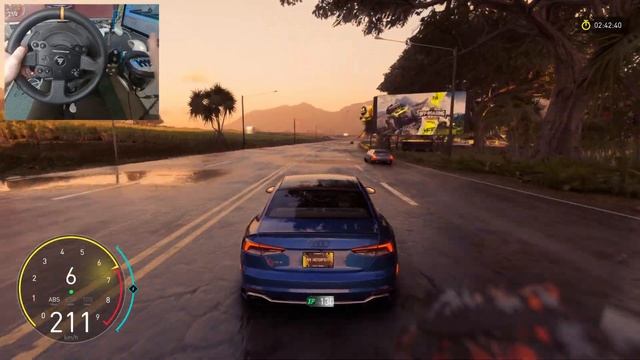 Audi RS5 | The Crew Motorfest | Steering Wheel Gameplay смотреть онлайн
