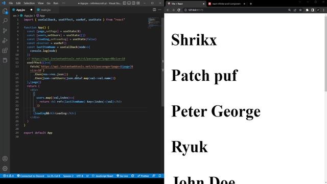 Bikin infinite scroll React JS untuk Pemula смотреть онлайн
