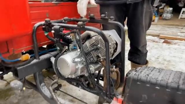 Полный обзор переделки мотороллера муравей на мотор альфа 125сс