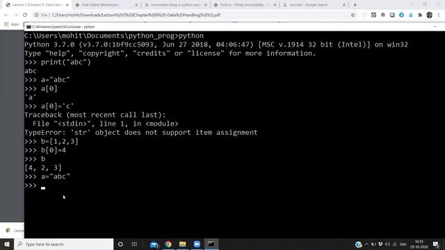 Python Class 7(Strings, Immutable and Mutable types) for 11th 12th CBSE in Hindi | Comp. Sc. 2020-2 смотреть онлайн