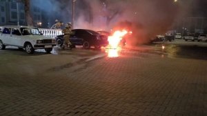 Горят машины Продолжение Как это было