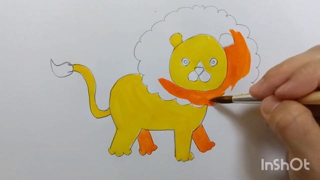 Как АКВАРЕЛЬЮ НАРИСОВАТЬ КОРОЛЯ ЛЬВА #детям #howtodraw