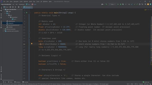 Java: Data Types | Java Introduction for Minecraft Modding смотреть онлайн