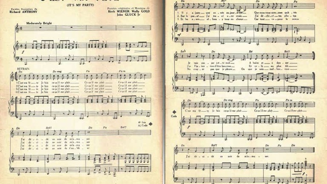 Richard Anthony - C'est ma Fête - 1963 смотреть онлайн