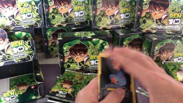 Ben 10 CCG TCG Booster Box pack opening. Bandai, 2007. SUMO foil? смотреть онлайн