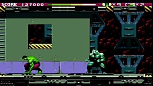 The Incredible Hulk (1994 ) Sega Megadrive Genesis The Hulk vs Abomination All Bosses fights смотреть онлайн