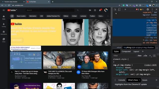 ? Part 2.2 : UI design using Sass - YouTube Clone using React & YouTube API смотреть онлайн