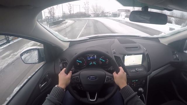 2017 Ford Kuga 1.5 EcoBoost 120HP - POV Test Drive (no Talking, Pure Driving)