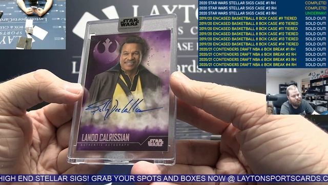 2020 Topps Star Wars Stellar Signatures Case Break #3 смотреть онлайн