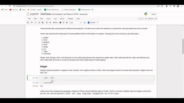 08-Data types in Python |int and float| in Urdu/Hindi| смотреть онлайн