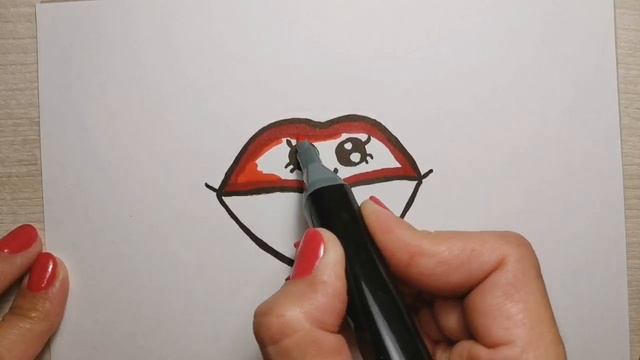 Как нарисовать kawaii милые губы/рот How to draw kawaii cute lips/mouth смотреть онлайн
