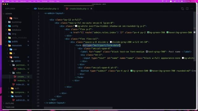 #7 Create Roles and Permissions | Spatie Role and Permission | Laravel 9 Tutorial смотреть онлайн