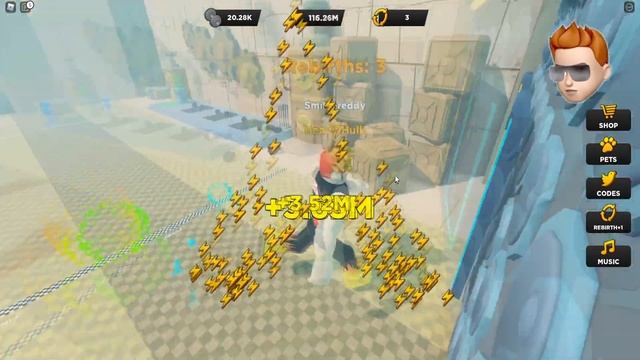 КАК КАЧАЮТСЯ ЧИТЕРЫ? Новая ОБНОВА в Strongman Simulator Roblox смотреть онлайн