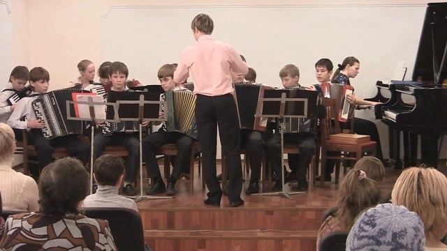 Оркестр баянов ДМШ №17 15.12.2010 смотреть онлайн