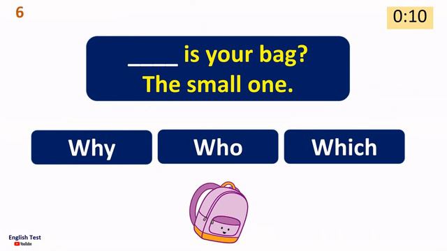 Wh Question Words Quiz for Kids смотреть онлайн