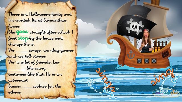 Halloween ESL vídeos for children. Let's learn the Present simple #eslforchildren #presentsimplekid смотреть онлайн