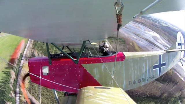 Fokker d7 homebuilt replica test flight