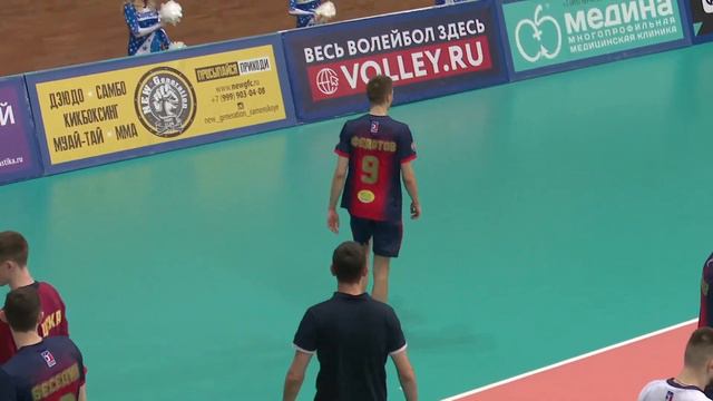 Волейбол. "ЦСКА" - "Шахтёр" г. Солигорск. Спортивный комплекс "Медина-Атлетик" г. Раменское смотреть онлайн