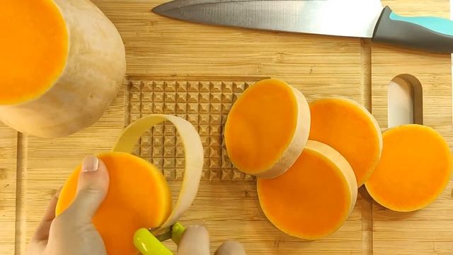 Как без хлопот почистить тыкву | Как резать тыкву смотреть онлайн