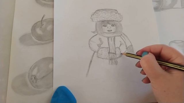 Рисую Снегурочку смотреть онлайн