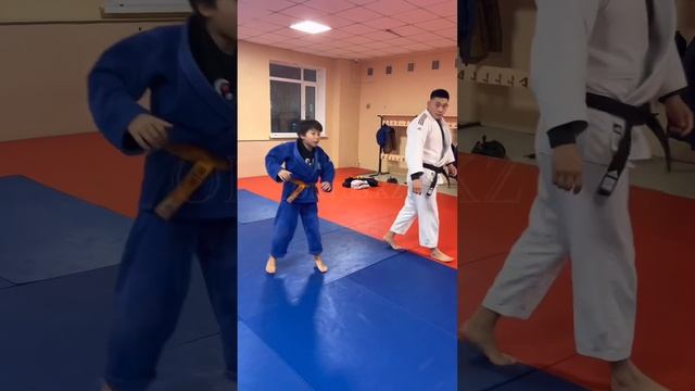 Judo Tai-Otoshi - передняя подножка. Дзюдо в Астане, тренер Пак Сергей Александрович. смотреть онлайн