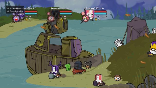 Castle Crashers Remastered walkthrough/gameplay Part 2! смотреть онлайн