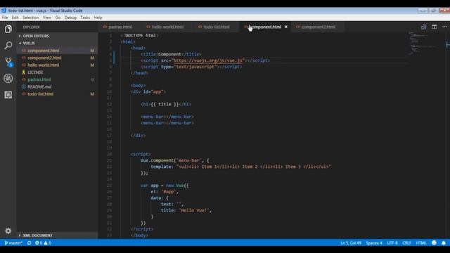 Apresentação Vue.js - Framework Javascript смотреть онлайн
