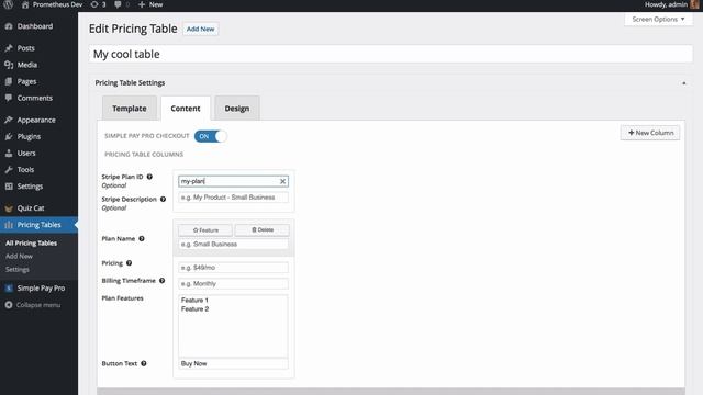 Stripe Subscription Pricing Tables in WordPress смотреть онлайн