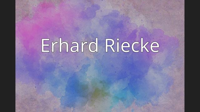 Erhard Riecke смотреть онлайн