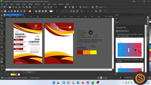 Reason Company flyer design with coreldraw 2022# смотреть онлайн