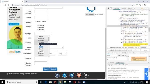 Must Watch !!!!!!!! Registration Page Demo - Selenium WebDriver - Session 17 смотреть онлайн