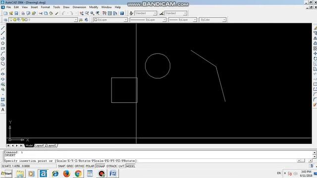 Autocad lecture 17 block and Insert Command смотреть онлайн