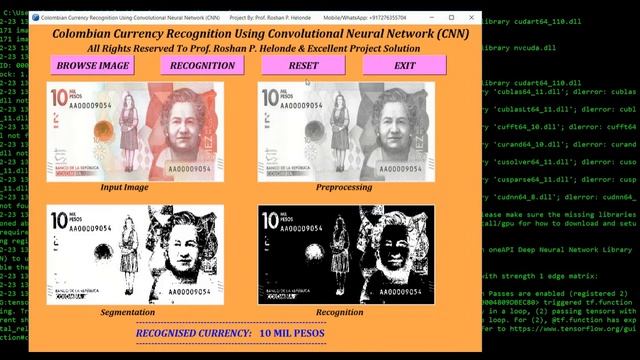 Colombian Currency Recognition Using CNN Convolutional Neural Network | Python Project Source Code смотреть онлайн