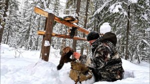 И СНОВА В ТАЙГУ НА ПРОВЕРКУ КАПКАНОВ.ЛИСА НА ПУТИКЕ.ФЕВРАЛЬ 2023.