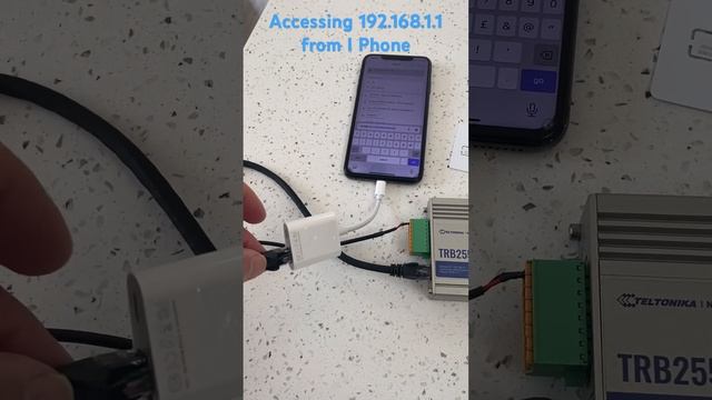 How to access a Teltonika router on 192.168.1.1 locally from your iPhone with no WiFi смотреть онлайн