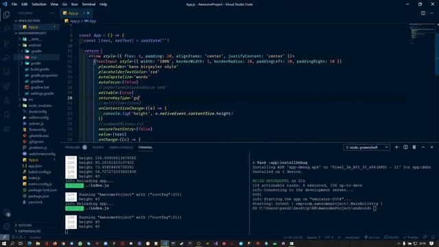 React Native Text Input смотреть онлайн