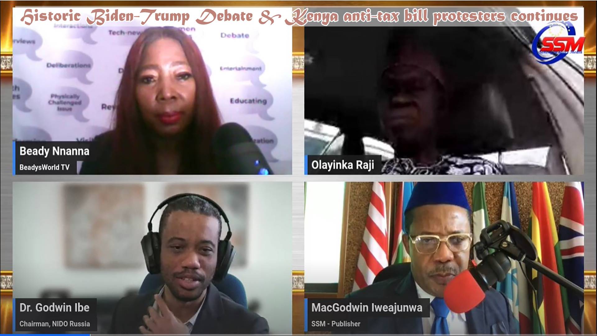 Historic Biden-Trump Debate  & Kenya Anti-tax Bill Protesters Continues