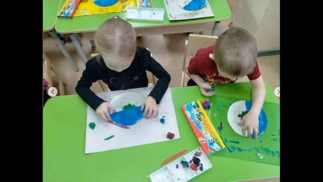 Пластилинография Зима смотреть онлайн