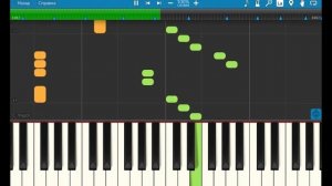 Король и Шут - Ведьма и осел [Synthesia Piano Tutorial]