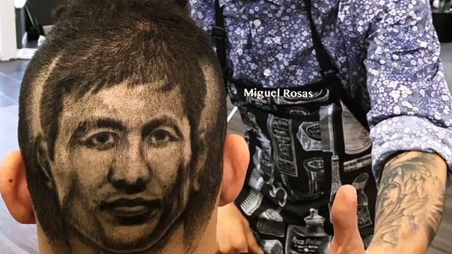 АМЕРИКАНСКИЙ ФАНАТ СДЕЛАЛ СТРИЖКУ В ВИДЕ ПОРТРЕТА ГОЛОВКИНА GGG смотреть онлайн