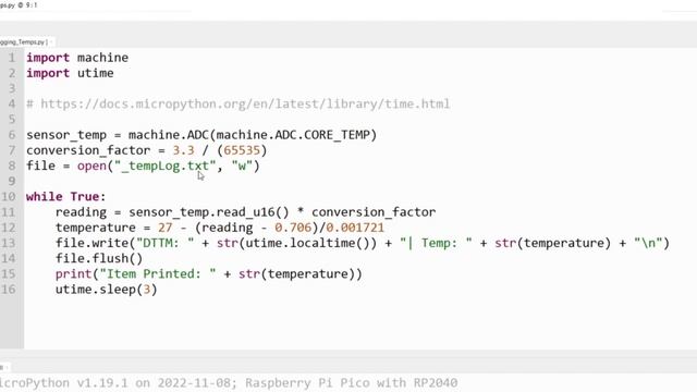 Raspberry Pi Pico: Data Logging ? смотреть онлайн