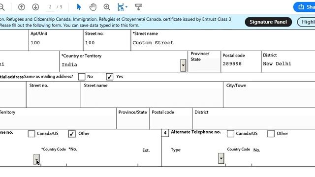 IMM 1295 Application for work permit made outside of Canada смотреть онлайн
